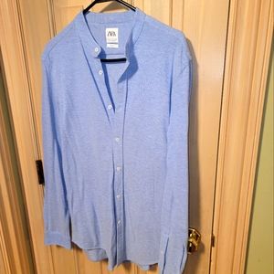 Zara Light Blue Men's Shirt